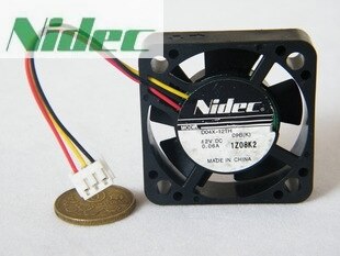 Nidec D04X-05TH DC 12V 0.06A 4.2CM 4010 Dual Ball Bearing Cooling Fan 42X42X10mm