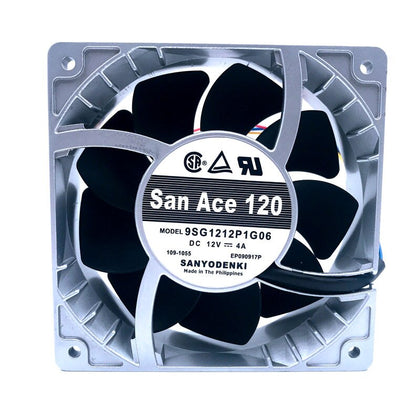 Sanyo 9SG1212P1G06 12V DC 120x120x38mm Brushless Cooling Fan - product photo 2