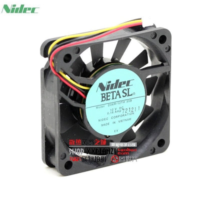 Nidec D06R-12TH 35B 6015 60mm 6cm DC 12V 0.16A Durable Ball Bearing Computer Pc Cpu Fan