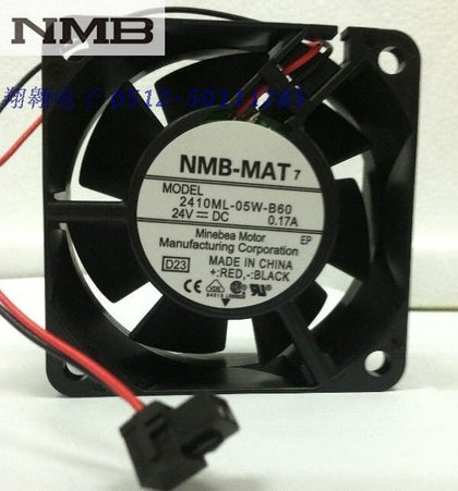 NMB 2410ML-05W-B60  DC24V 60*60*25 Bearing Cooling Fan Radiator Fan