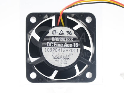 Sanyo 109P0412H7D11 12V DC 40x40x15mm Brushless Cooling Fan - product photo 2