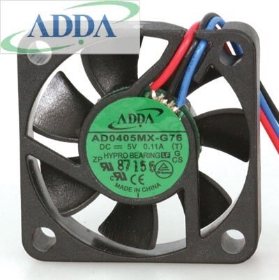 ADDA AD0405MX-G76 5VDC 5.7CFM 40x40x10 110mA HYPRO BEARINGS Axial Server Inverter Silent Industrial Cooling Fans