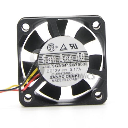 Sanyo 9GA0412G7003 12V DC Brushless Cooling Fan - product photo 2