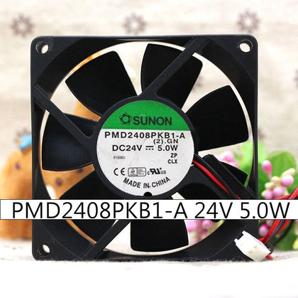 Sunon PMD2408PKB1-A 80mm 24V 5.0W 8CM 8020 Frequency Converter Cooling Fan