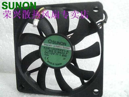 Sunon KDE1207PFV1-A 7CM 7015 70mm DC 12V 1.8W 7010 ultra-quiet Fan Maglev Fan