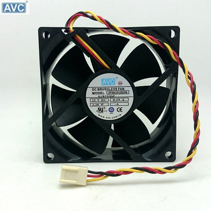 AVC DF0802512SEHN 8025 8CM 3 Ultra Quiet Fan CPU Hydraulic Chassis Fan Low Speed