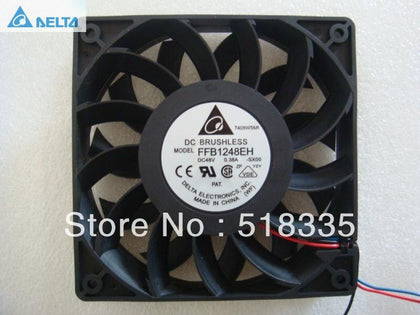 Delta FFB1248EH 12CM 120MM 1225 12025 120*120*25MM  48V 0.38A Cooling Fan