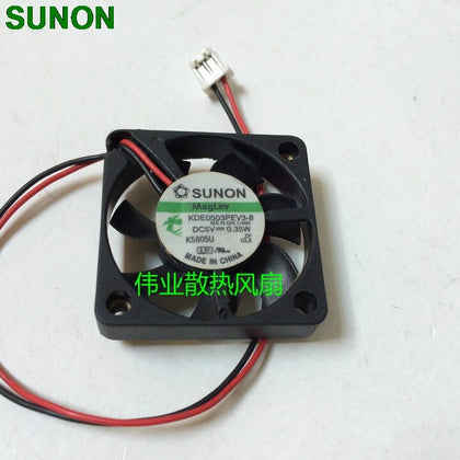 Sunon KDE0503PEV3-8 Slim 6mm Thickness 3006 DC5V  0.35W 0.07A Magnetic Mini Fan