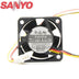 Sanyo Denki 109P0424H6D14 40x40x20mm 24V DC 0.07A 3-Wire Axial Cooling Fan