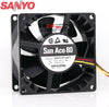 Sanyo 8038 12V 1.8A 9G0812G101 Fan Supports PWM