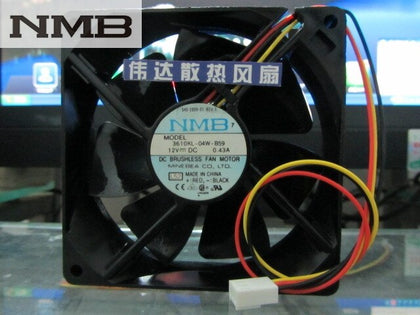 NMB 9025 12V 0.43A 3610KL-04W-B59 90mm Computer Case 3-pin Server Inverter Cooling Fans