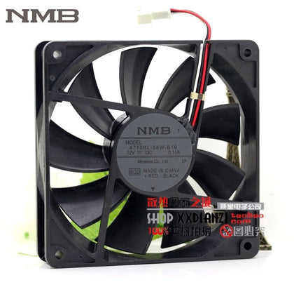 NMB 4710KL-04W-B19 BQ2 12025 12V 0.11A Quiet 12cm Waterproof Axial Cooling Fan