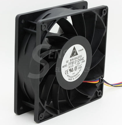 Delta FFB1212VHE 12V DC 120x120x38mm Brushless Cooling Fan - product photo 2