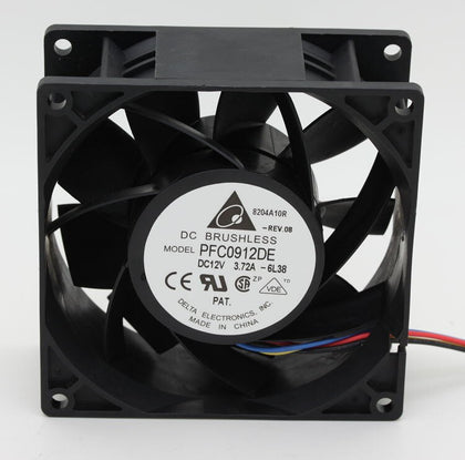 Delta PFC0912DE 9038 12V 4.32A 9CM Modified Waterproof Fan   Delta 90*90*38mm