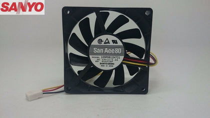 Sanyo 109p0812h721  Sanyo 8015 Dc12v 0.2A 3-p Axial Cooling Fan