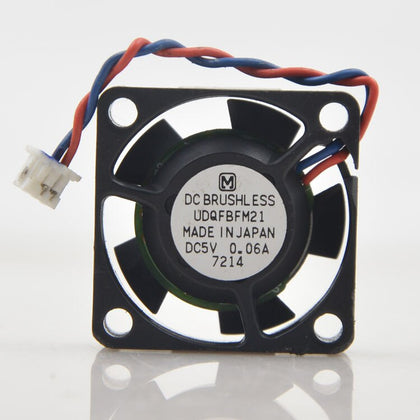 Mini Fan 2.5cm UDQFBFM21 5V 0.06A 2510 two-line Car CD Display Card Hard Disk Mute Cooling Fan