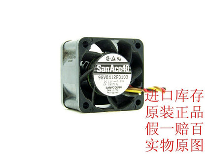 Sanyo 9GV0412P3J03 12V DC 40x40x28mm Brushless Cooling Fan - product photo 2