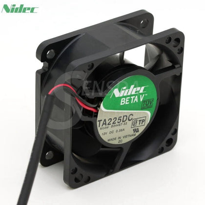 Nidec TA225DC B34467-33 6025 60mm 6cm 6*6cm 12V 0.35A 4.2W Double Ball Bearing Server Inverter Fan