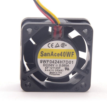Sanyo 9WF0424H7D01 24V DC 40x40x15mm Brushless Cooling Fan - product photo 2