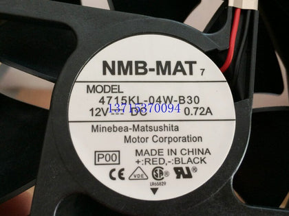 NMB 4715KL-04W-B30 12V DC 120x120x38mm Brushless Cooling Fan - product photo 2