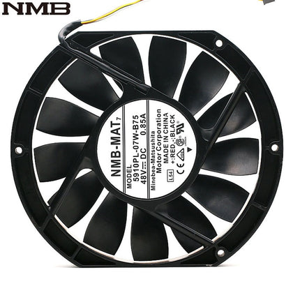 NMB 5910PL-07W-B75 17025 17cm 170mm DC 48V 0.85A Slim Industrial Cabinet Cooling Fan