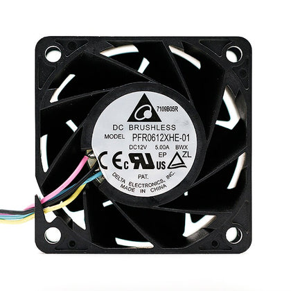 Delta PFR0612XHE-01 12V DC 60x60x38mm Brushless Cooling Fan - product photo 2