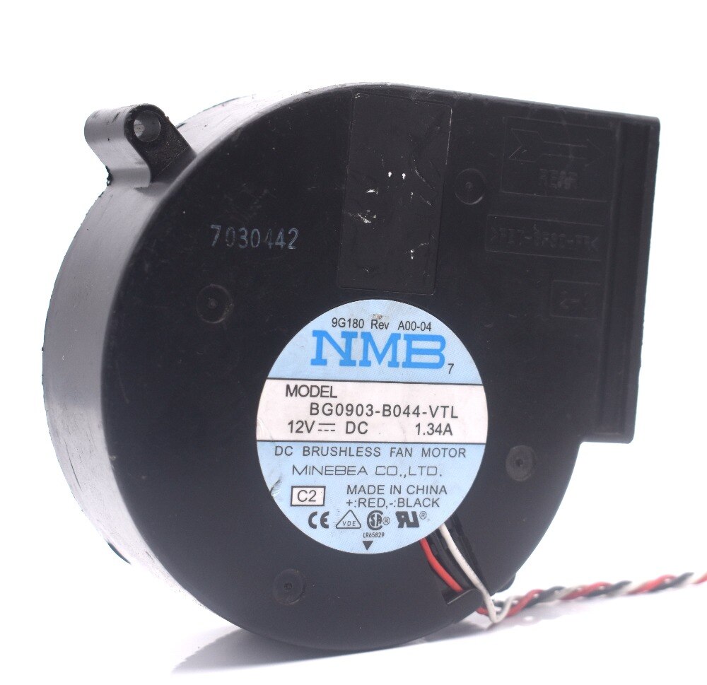 NMB Fan BG0903-B044-VTL  Turbine Centrifugal Fan 9733 1.34A 12v CPU Fan 97*97*33mm