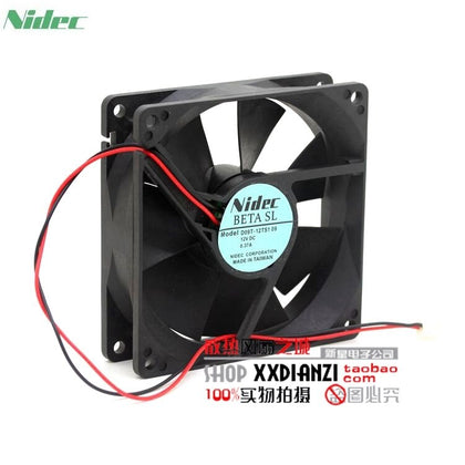 Nidec D09T-12TS1 09 9225 9CM 12V 0.37A Two -line Winds Chassis Power Supply Fan