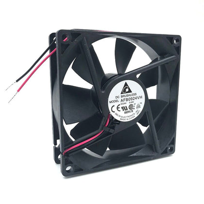 Delta AUB0924VH 9225 DCC 24V 0.40A 3800RPM 81.5CFM Axial Server Inverter Cooling Fan