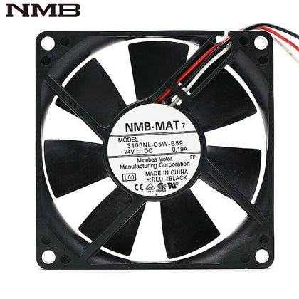 NMB 3108NL-05W-B59 80*80*20MM 80MM DC24V 0.19A Server Inverter Frequency Converter Cooling Fan