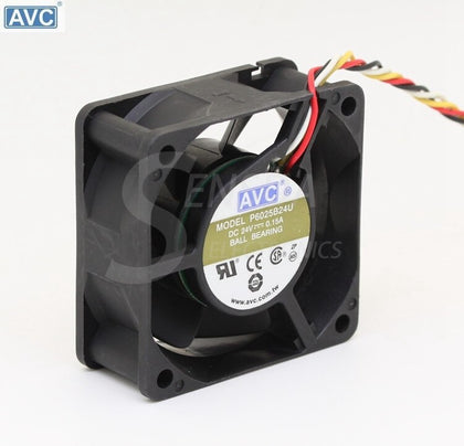 AVC P6025B24U 6025 6CM 60mm DC 24V 0.15A Computer Cpu Case Printer Server Inverter Coolin Fans Cooler