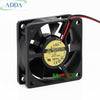 AD0612LB  ADDA 6*6CM 60*60*20MM 6020 60mm 12V 0.08A Double Ball Small Chassis Fan