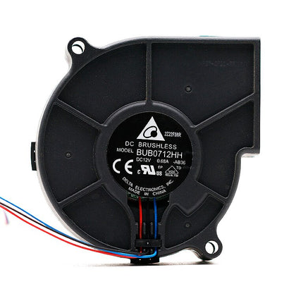 Delta BUB0712HH 12V 0.68A 7530 Projector Cooling Fan Turbine Fan