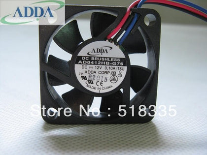 ADDA AD0412HB-G76 40*40*10mm  4CM 4010 12V 0.1A 3-wirel Cooling Fan