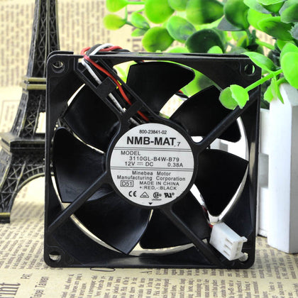 NMB 3110KL-04W-B79 12V DC 80x80x25mm Brushless Cooling Fan - product photo 2