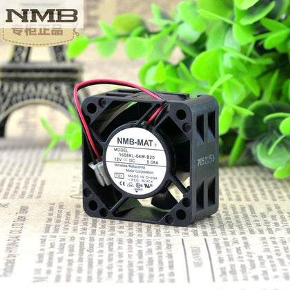 NMB Fan 4CM 4020 12V 0.08A 1608KL-04W-B20 Two Lines Silent Fan