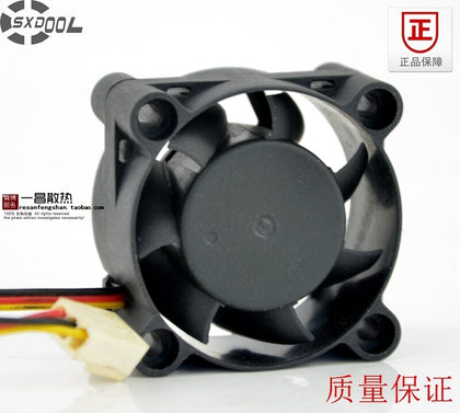 SXDOOL 4020HH12B-NF4 DC12V 0.24A Dual Ball Bearing Three Lines 40 * 40 * 20MM Cooling Fan