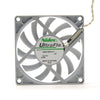 Nidec  U80R12MUA-57 UltraFlo 8010 80MM 8cm 80*80*10mm Fan 12V 0.25A Super Silent Fan With 2pin