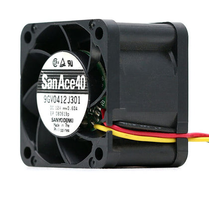 Sanyo 9GV0412J301 12V DC 40x40x28mm Brushless Cooling Fan - product photo 2