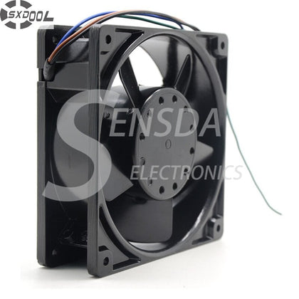 SXDOOL 4E-DVB 12038 12cm 120mm 115/230V AC 77.5/89CFM  Industrial Cooling Fan High Temperature Resistant