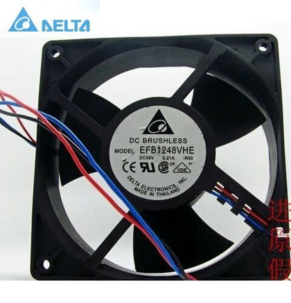 Delta EFB1248VHE-ROO 48V 0.21A 12038 12CM 3P Axial Cooling Fan