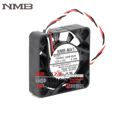 NMB 1604KL-04W-B49 4010 4cm 12V 0.1A Dual Ball Bearing Cooling Fan