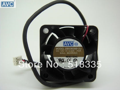 AVC DB03828B 12U 38mm 38*38*28MM 3828 12V  Dual Ball Fan Mini Micro Cooling Fan