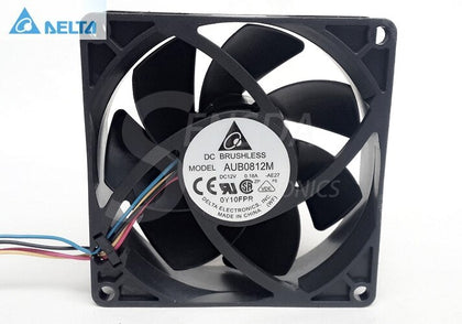 Delta 8025 AUB0812M 80mm 8cm 12V 0.18A DC Brushless Axial Cooling Fan Blower