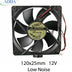 ADDA AD1212LB-A71GL 120x120x25mm 12V DC Axial Cooling Fan