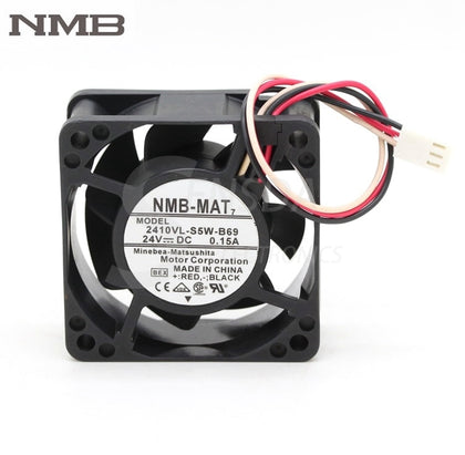 NMB 2410VL-S5W-B69 6CM 6025 24V 0.15A three-wire Waterproof Inverter Fan