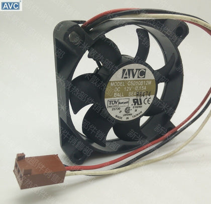 AVC C5010B12M Three Lines 5cm 50mm Fan DC 12V 0.15A Server Inverter Cooler