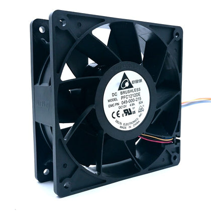40PCS  Delta PFC1212DE 120*120*38mm 12V PWM 4-pin   Bitcoin GPU Miner Powerful Cooling Fan