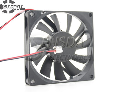 SXDOOL Cooling Fan 80mm 12V 8015 80*80*15 Mm 0.22A 2.54P Server Inverter Cooling Fan Dual Ball Bearing