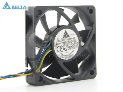 Delta  AFB0612VHC PWM Thermostat Ball Fan 6cm 60*60*15mm Computer CPU Fan 27.72 CFM